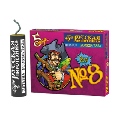 Петарда фитильная № 8 Петарды купить в Астрахани | astrahan.salutsklad.ru