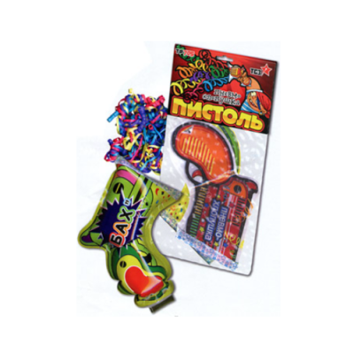 Пистоль Надувная хлопушка купить в Астрахани | astrahan.salutsklad.ru