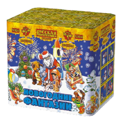 Новогодние фантазии New Салют купить в Астрахани | astrahan.salutsklad.ru